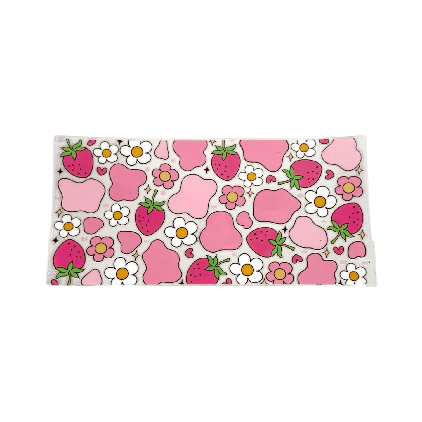 Pink Strawberries & Flowers Wrap #13