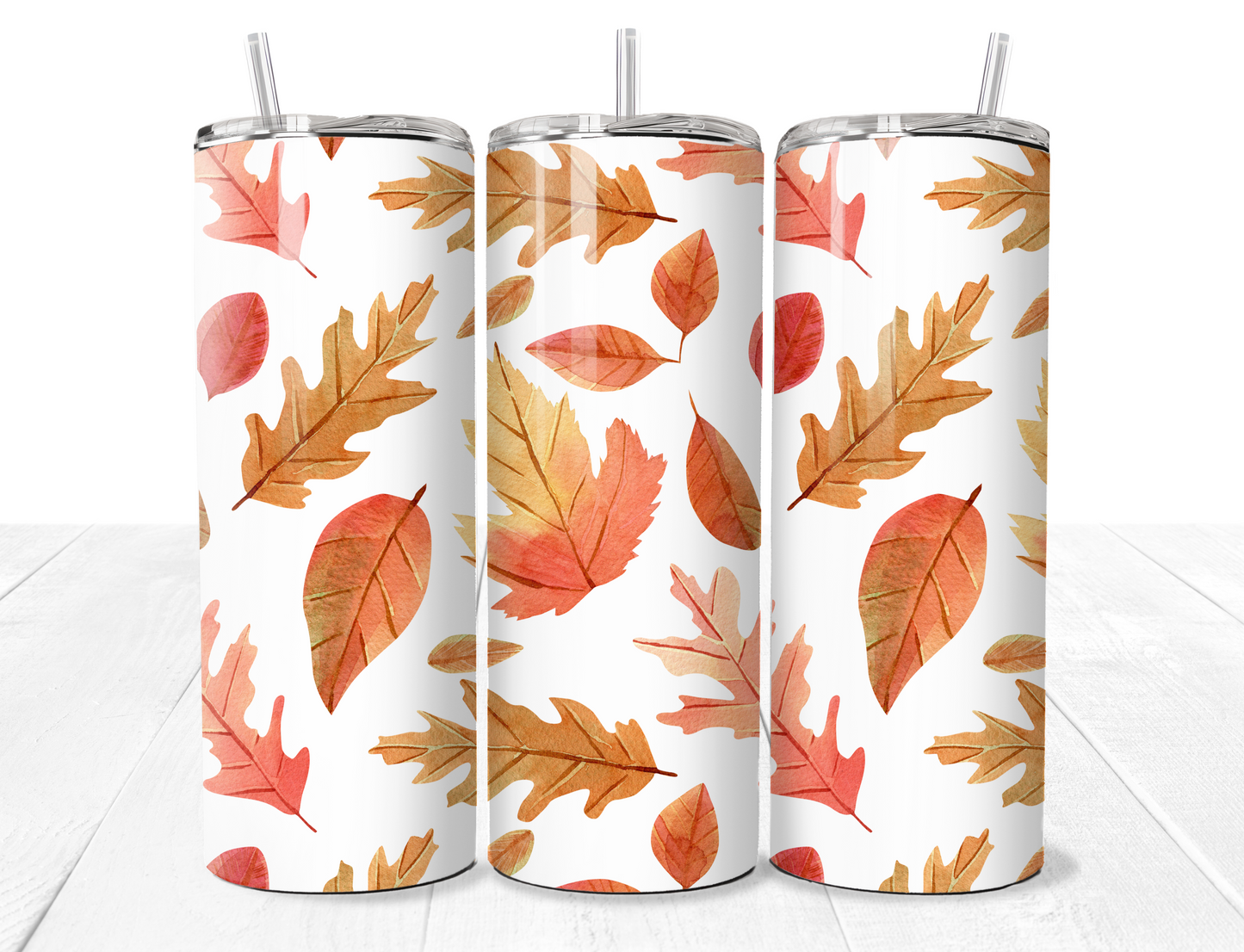 Autumn Leaves Tumbler 20oz Stainless Tumbler