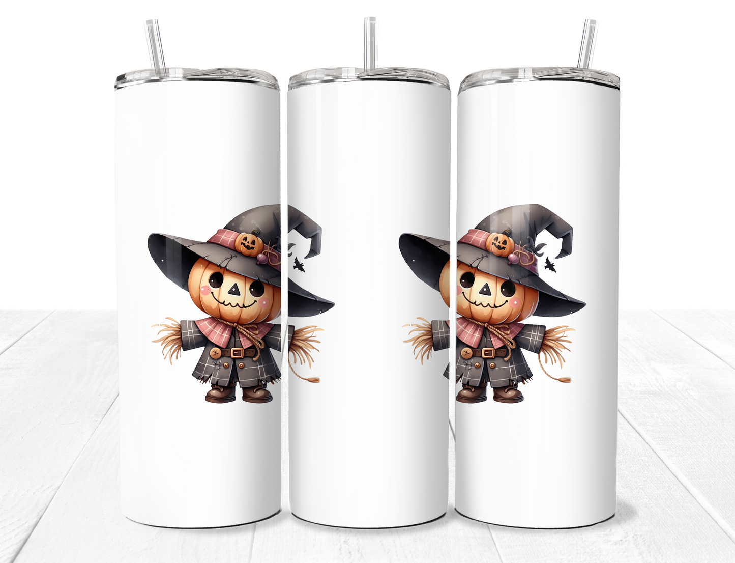 Halloween Scarecrow 20oz Stainless Tumbler