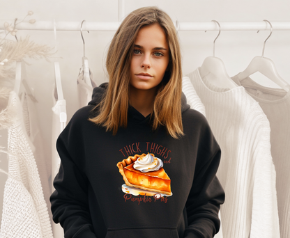 Thick Thighs, Pumpkin Pies Hoodie