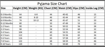 Personalised Red Teddy Bear Stripe Kids Pyjamas - Pre Order