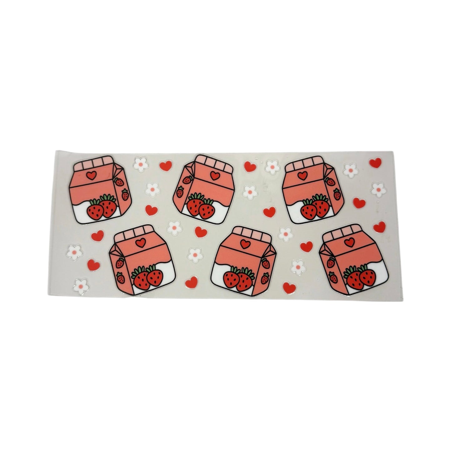 Pink Milk Cartons & Strawberries Wrap #33
