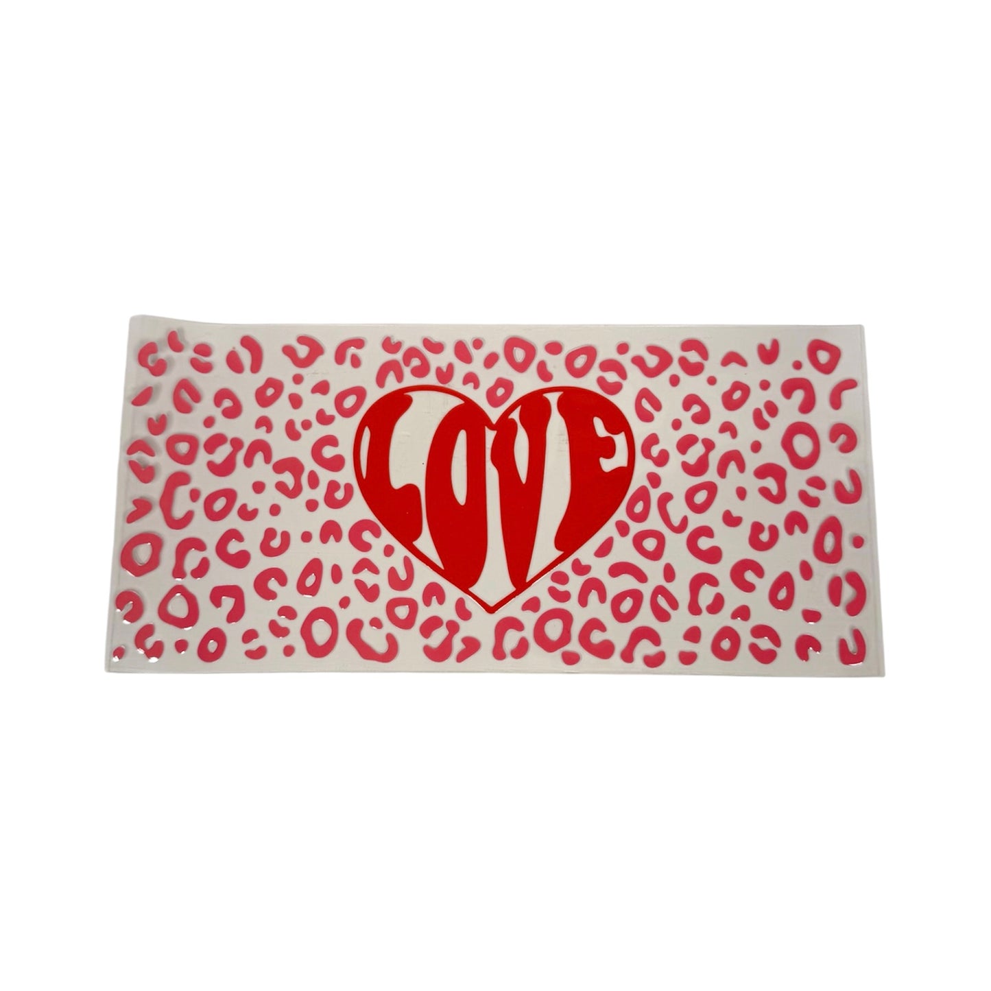 Red Heart Shaped Love Quote Wrap #38